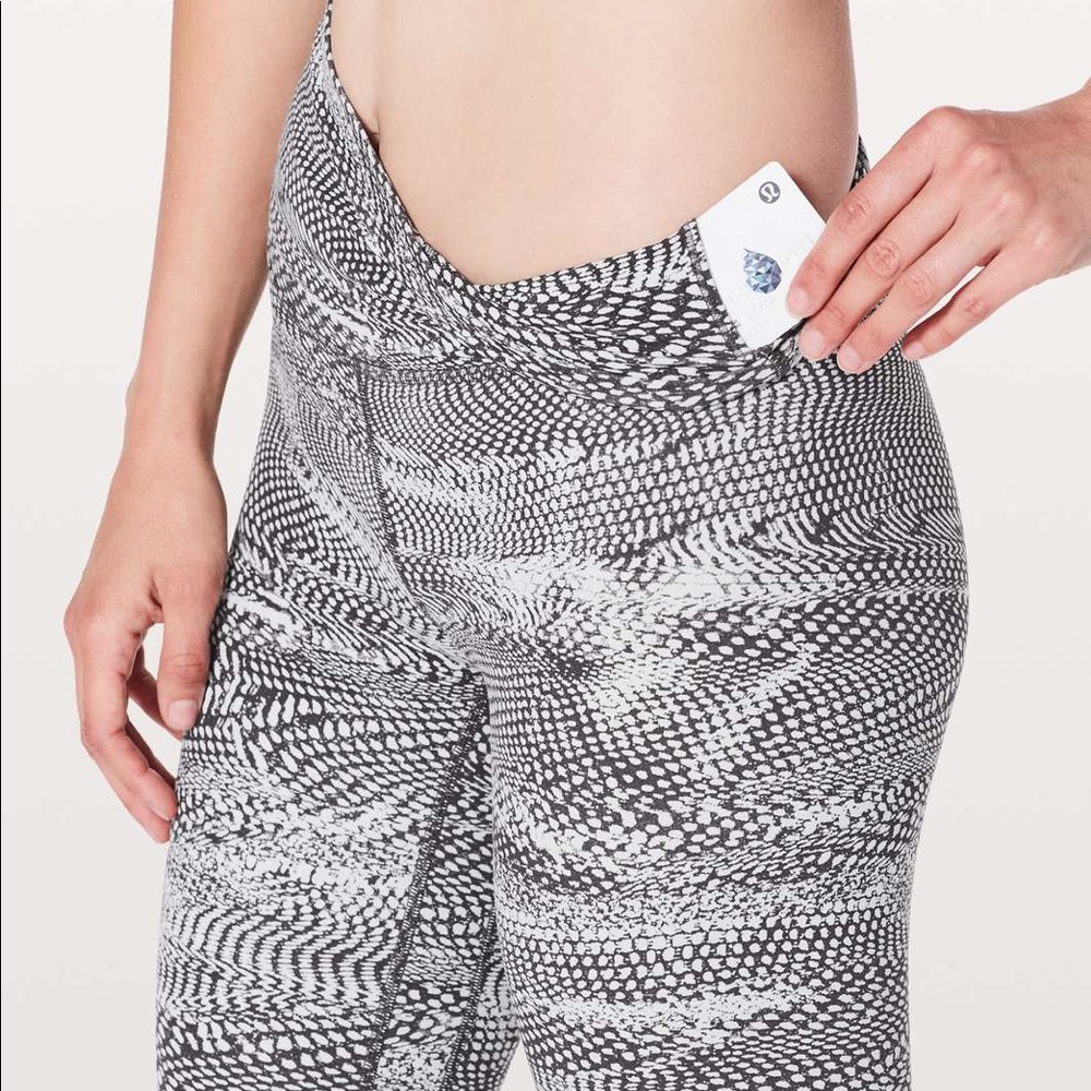 Lululemon Align Crop - Swerve Vapor Metal Grey